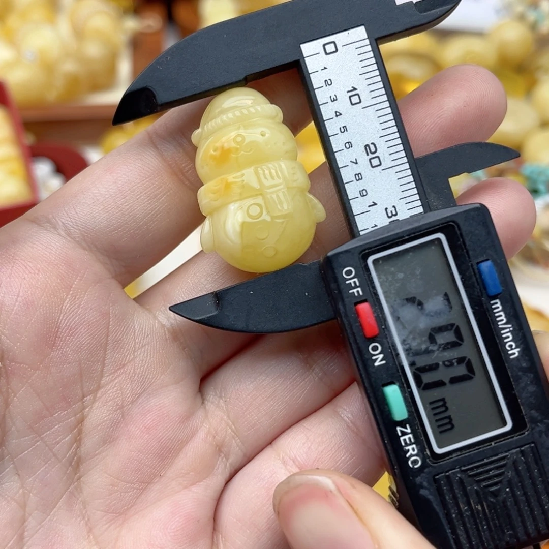 裸石蜜蜡未镶嵌天然