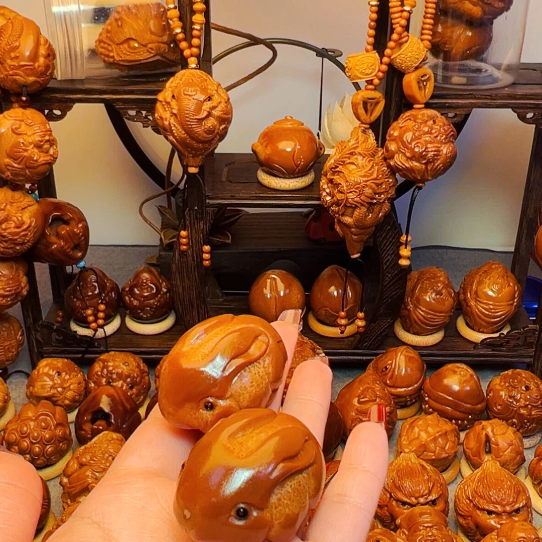 橄榄核手串/手链用****2兔子