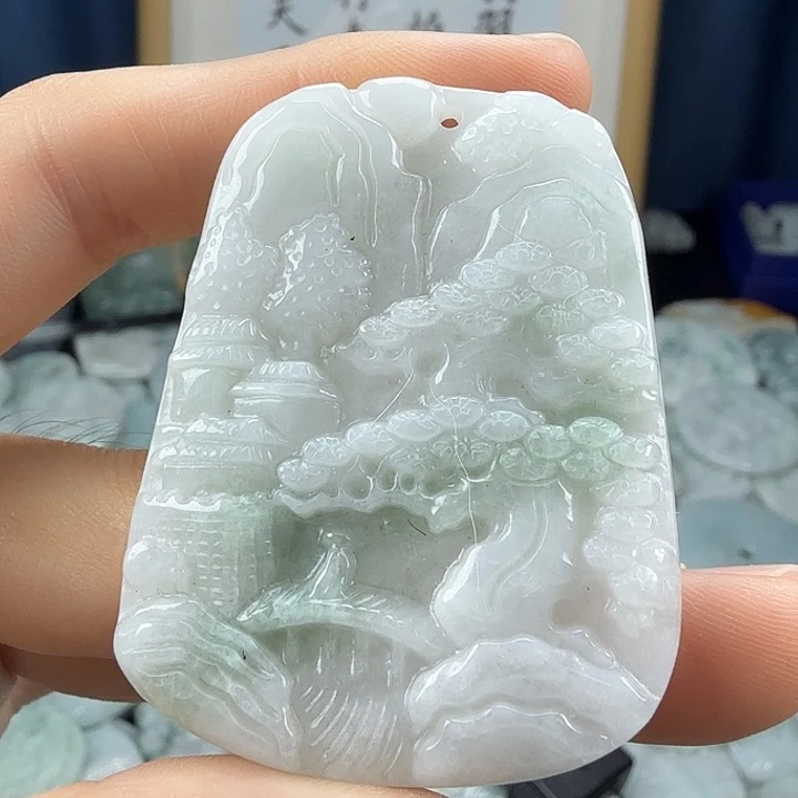 翡翠未镶嵌颈饰翡翠