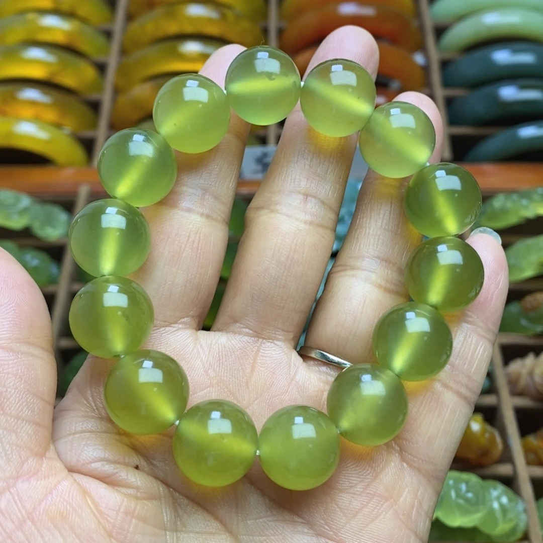 蛇纹石玉未镶嵌手链