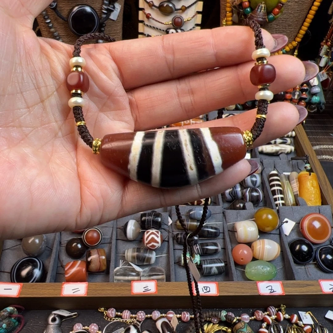 玛瑙/玉髓未镶嵌项链