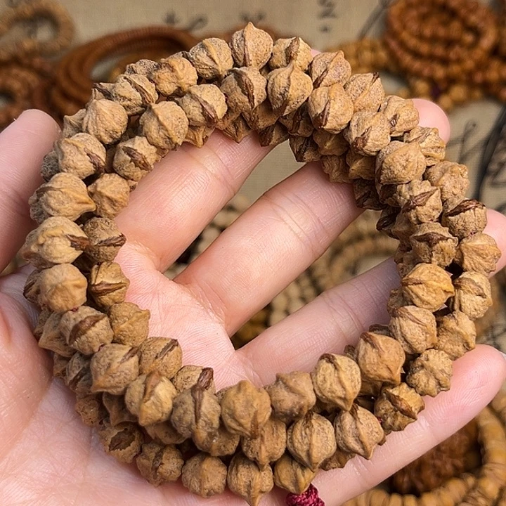 柏香籽/百香籽吊坠巨无霸 红芽横打