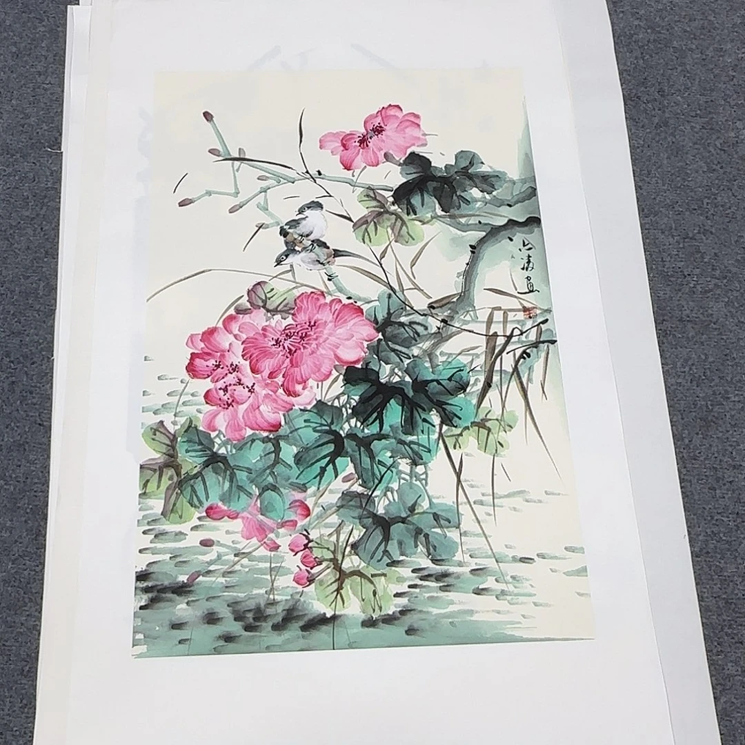 臻***阁国画纯手绘68*46刘亦凌