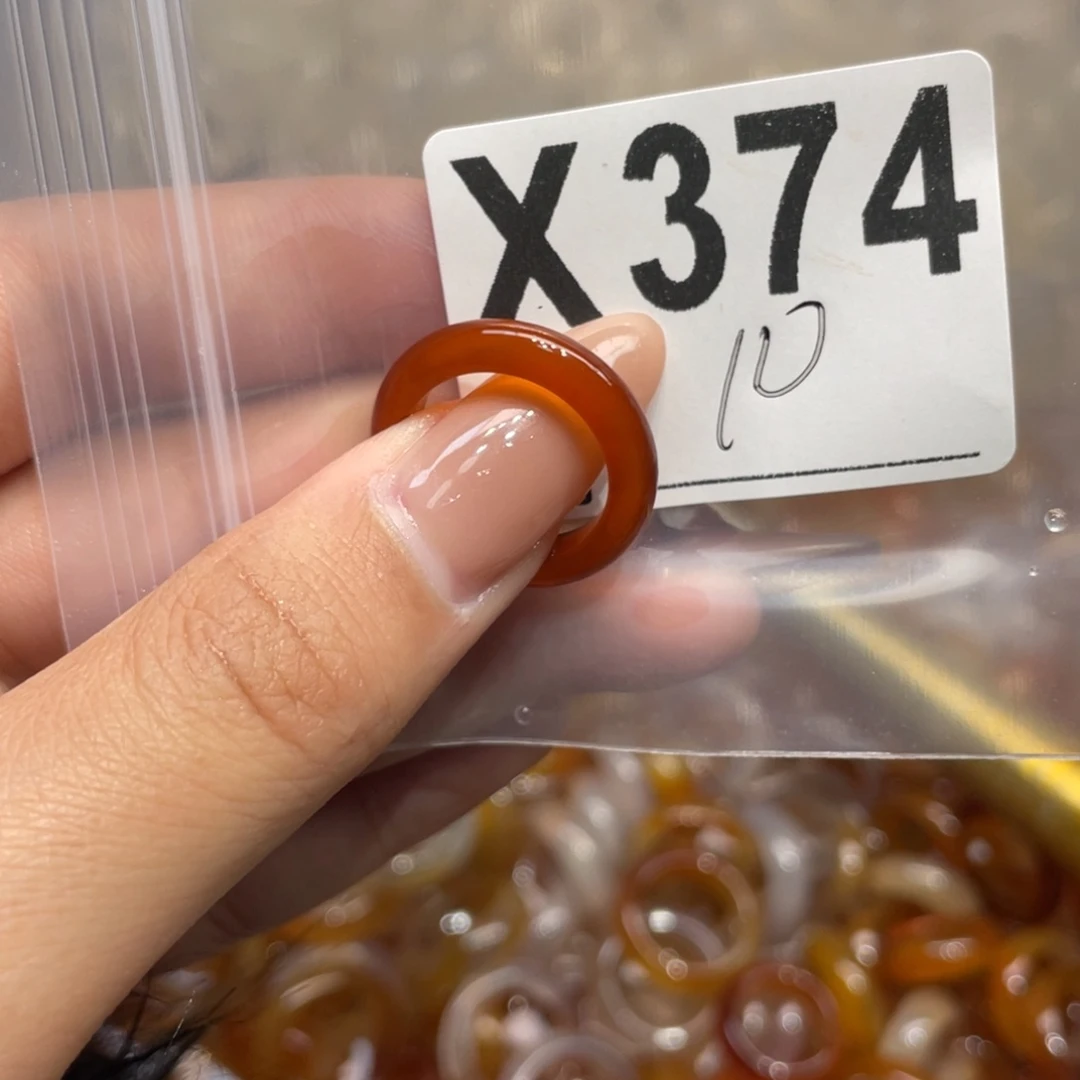 玛瑙/玉髓未镶嵌戒指374