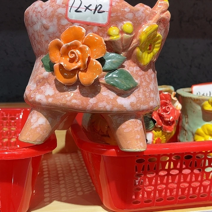瓷片花盆多肉艺术品系列