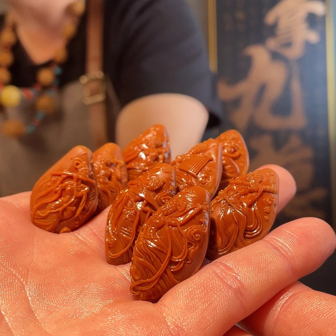 橄榄核手串/手链永清老九橄榄核雕