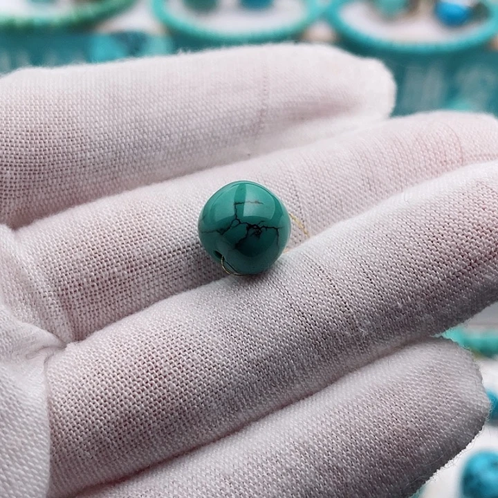 未镶嵌绿松石10.6m m