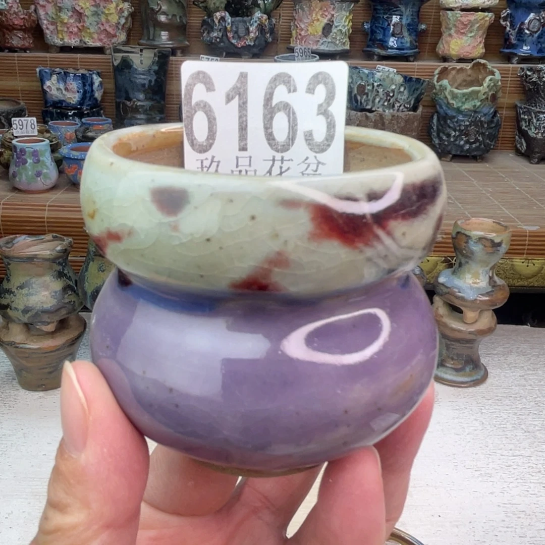 手工花盆默认瑕疵完美者勿拍