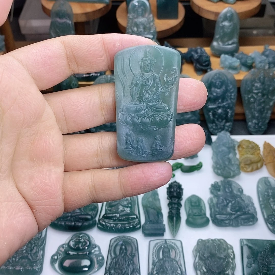 定制翡翠未镶嵌大势至