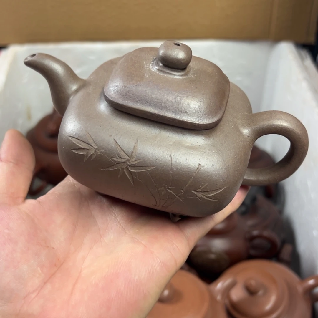 茶壶紫砂宜兴原矿紫砂壶260毫升容量