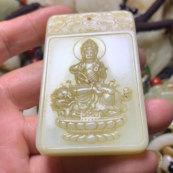 未镶嵌和田玉挂件百****