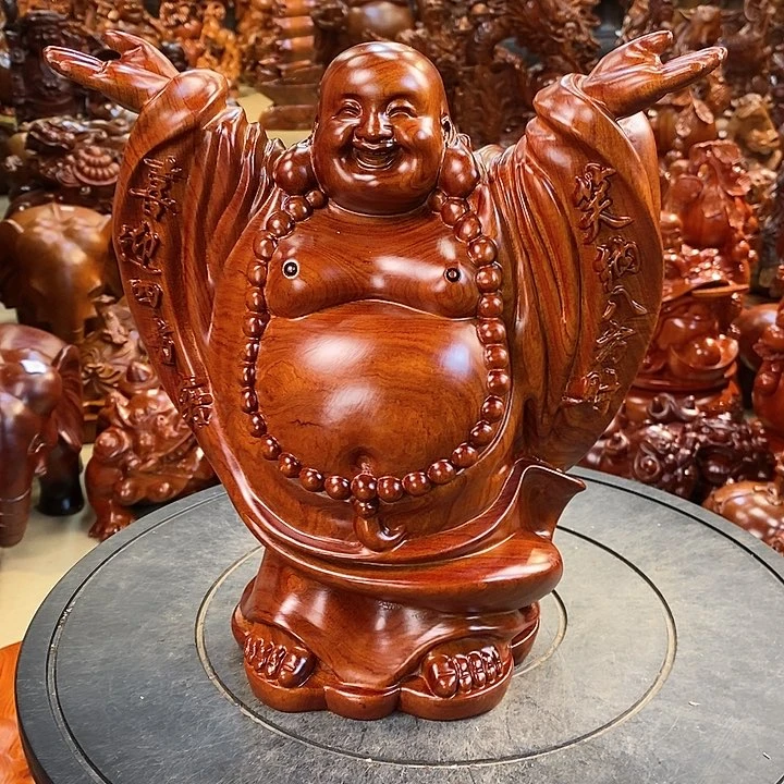 花梨木类小巴花梨木弥勒笑佛