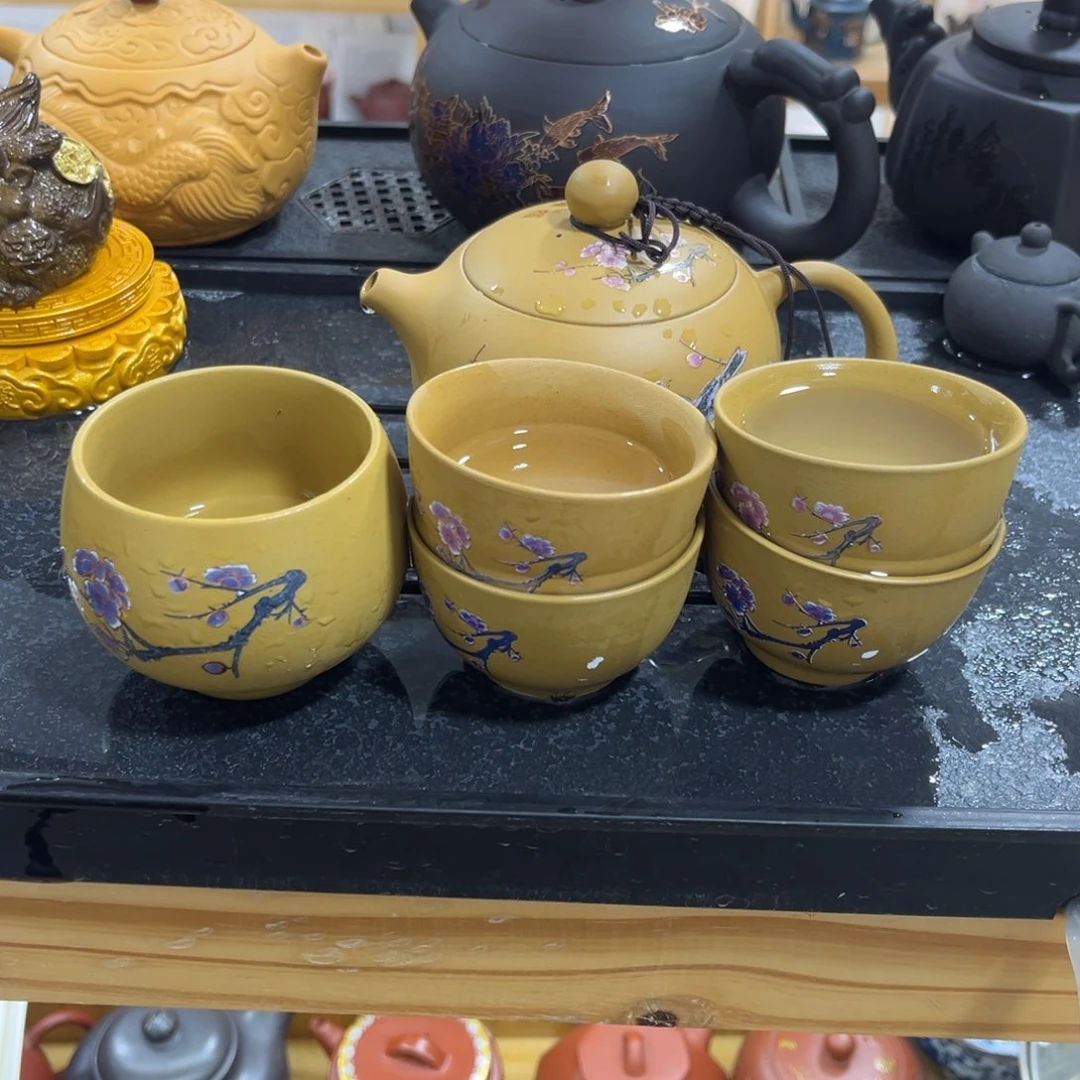紫砂茶杯一壶5杯紫砂壶