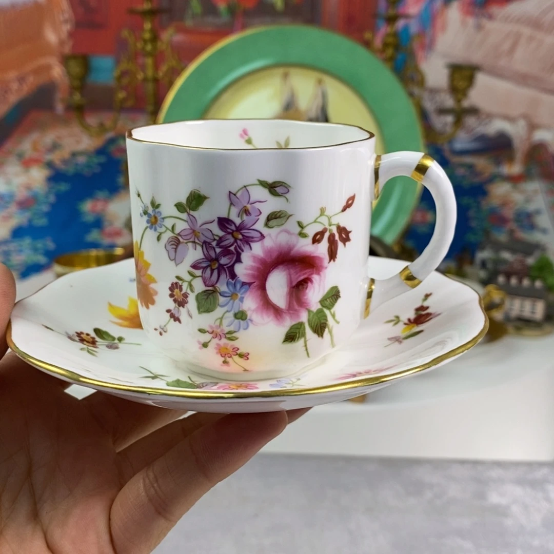 瓷片瓷器欧瓷咖啡杯水晶杯