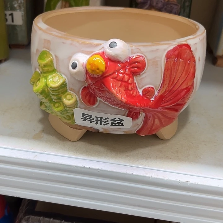 紫砂花盆粗陶材质多肉花盆