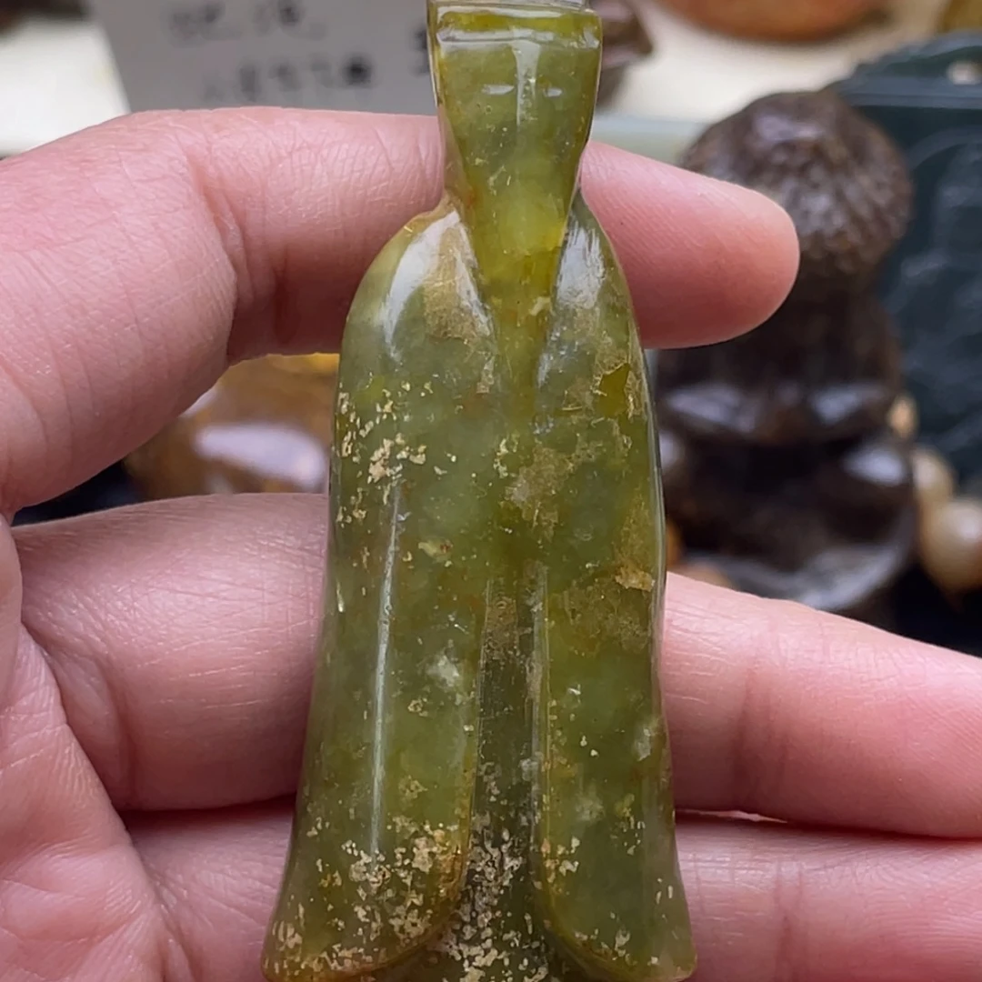 蛇纹石玉未镶嵌颈饰139