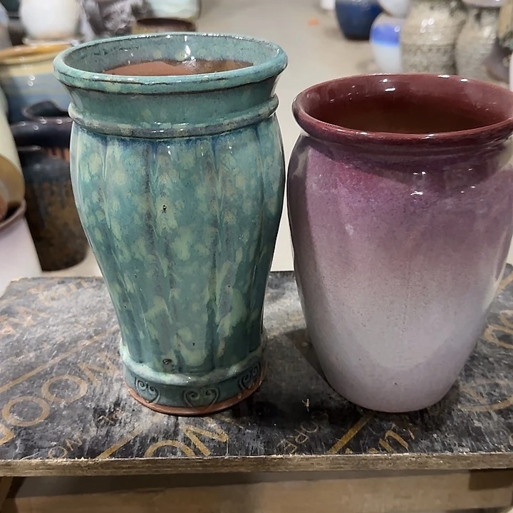 微瑕啦啦啦粗陶花盆