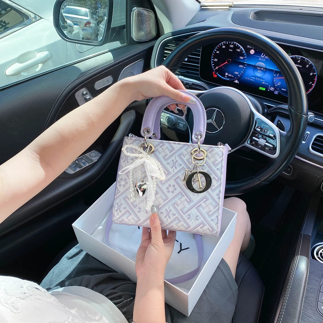 SKT STY中国风锦绣戴妃包包女士2025秋季新款高级感手提小方包潮