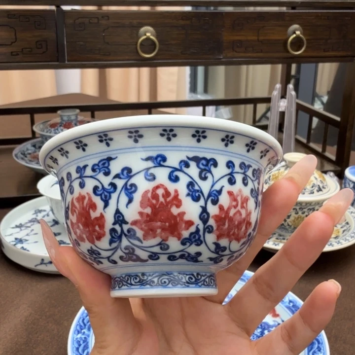 摆件景德镇陶瓷杯杯杯