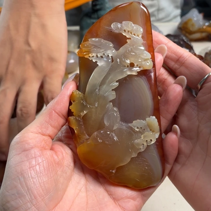 玛瑙/玉髓未镶嵌吊坠(不含链)