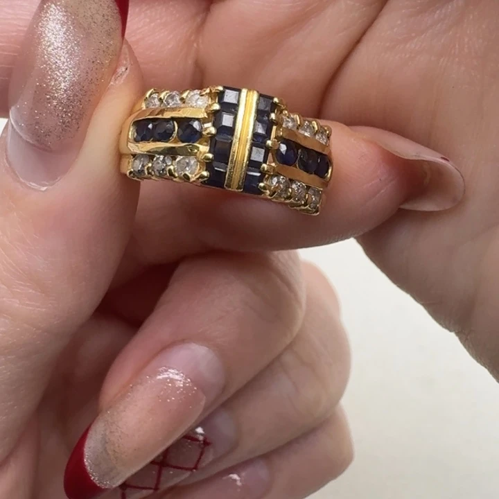 蓝宝石戒指未镶嵌