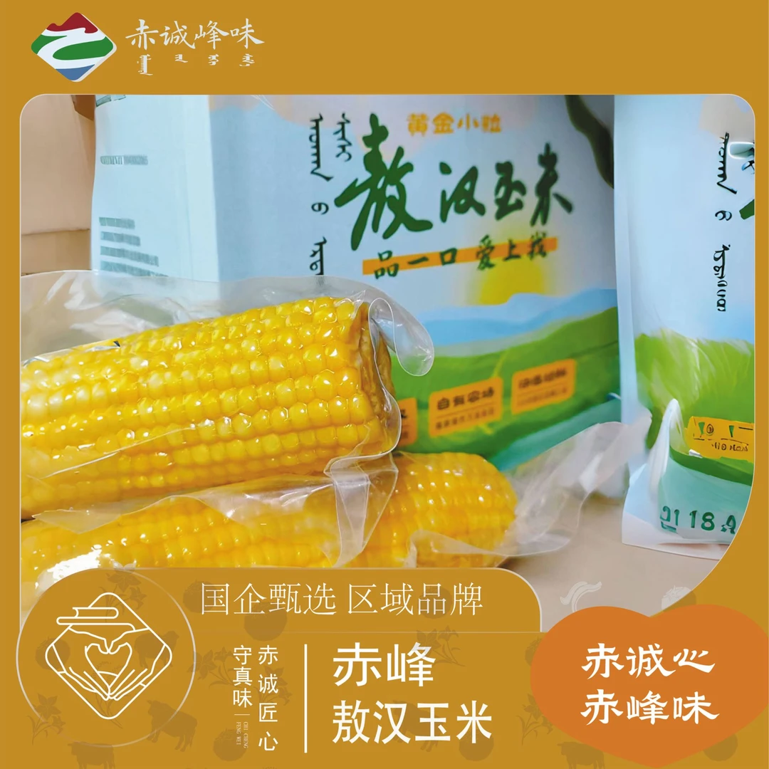 【赤诚峰味】美蒙草原黄金小粒敖汉玉米