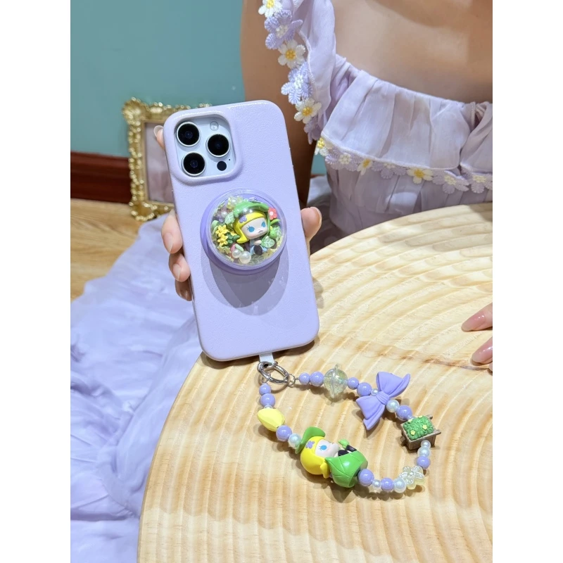 强磁吸支架ppmt萌粒ins风皮质壳Molly隐藏款iPhone16/17