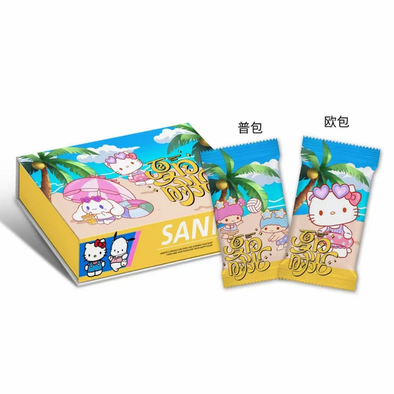 【平拆】 乖鱼文创-三丽鸥-第二弹 国卡二创 夏日时光收藏卡牌