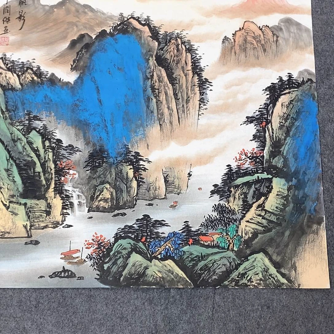 国画国画手绘作品