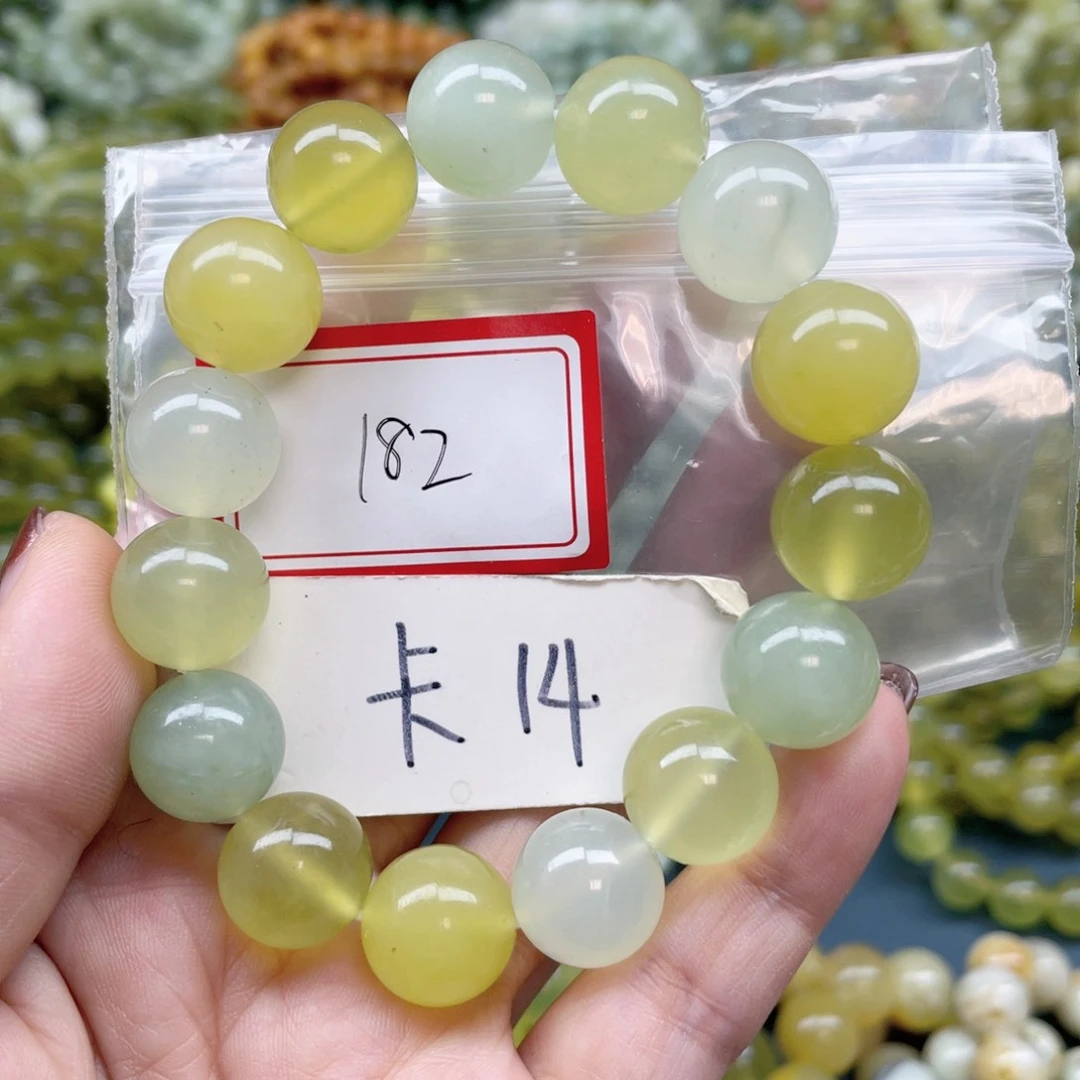 未镶嵌蛇纹石玉手链