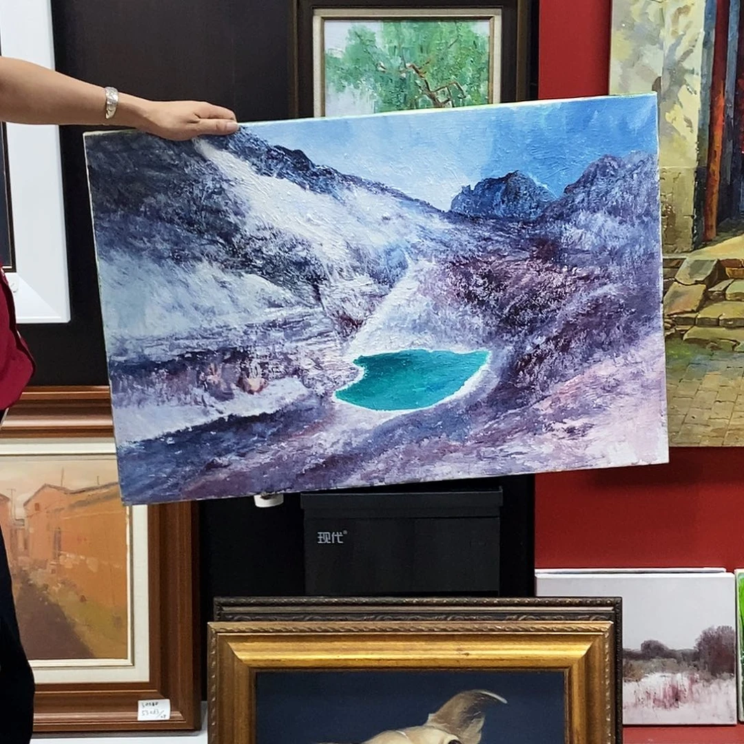 油画油画作品60-90cm