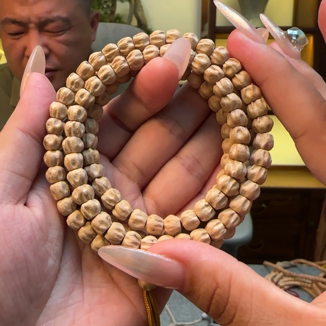 柏香籽/百香籽手串莲花7