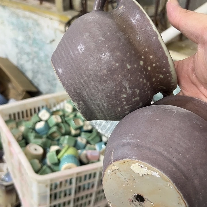微瑕陶瓷花盆满9.9发
