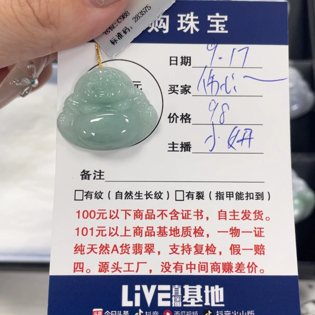 颈饰未镶嵌翡翠伤***事佛公