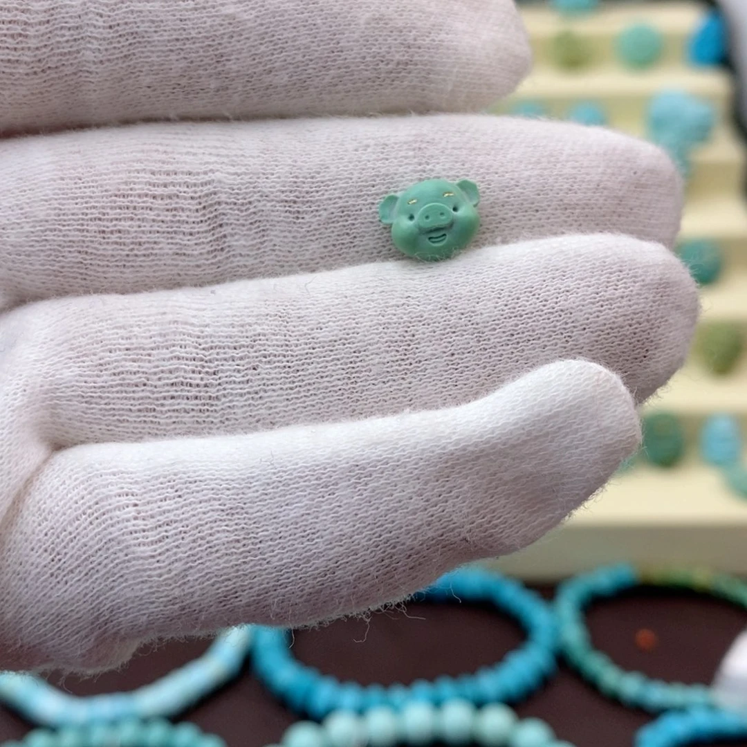 绿松石珠宝奇石未镶嵌