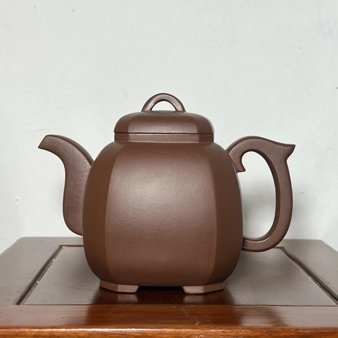 宜兴紫砂壶底槽清全手工800毫升福临八方