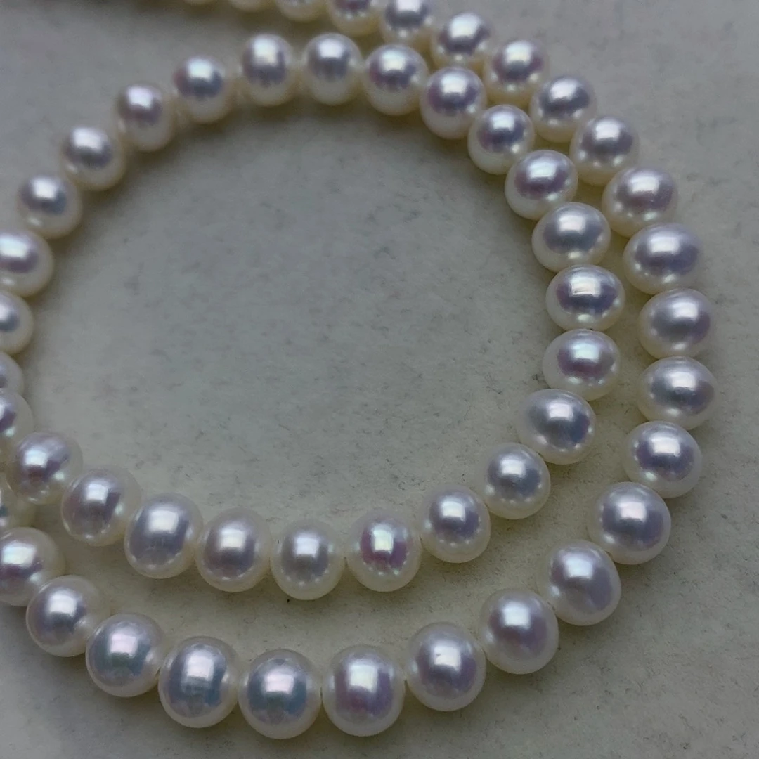 【闪购商品】淡水珍珠未镶嵌颈饰6mm