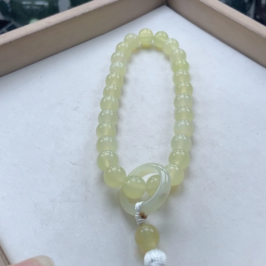 蛇纹石玉未镶嵌手链