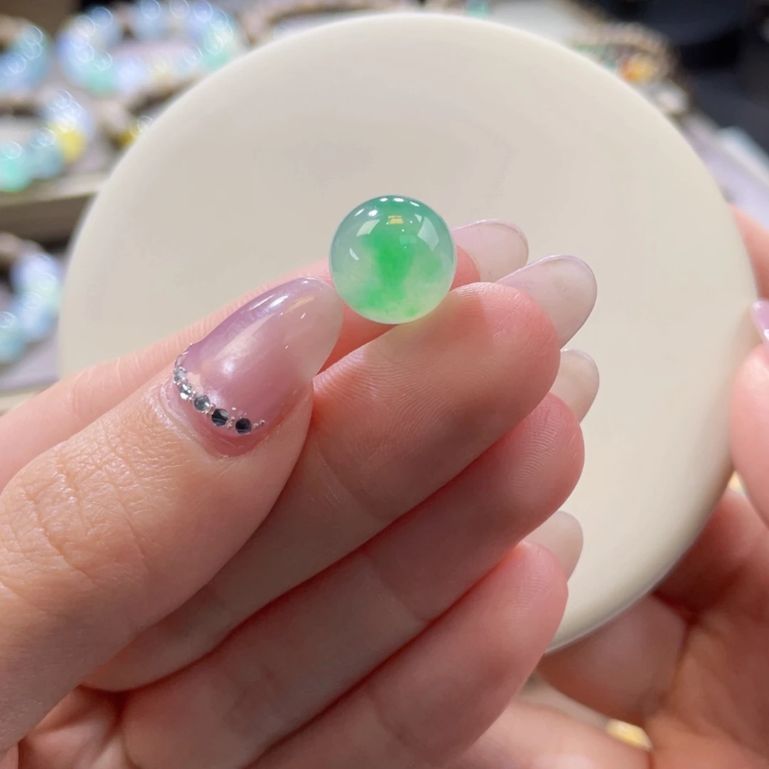 翡翠未镶嵌手链卡12