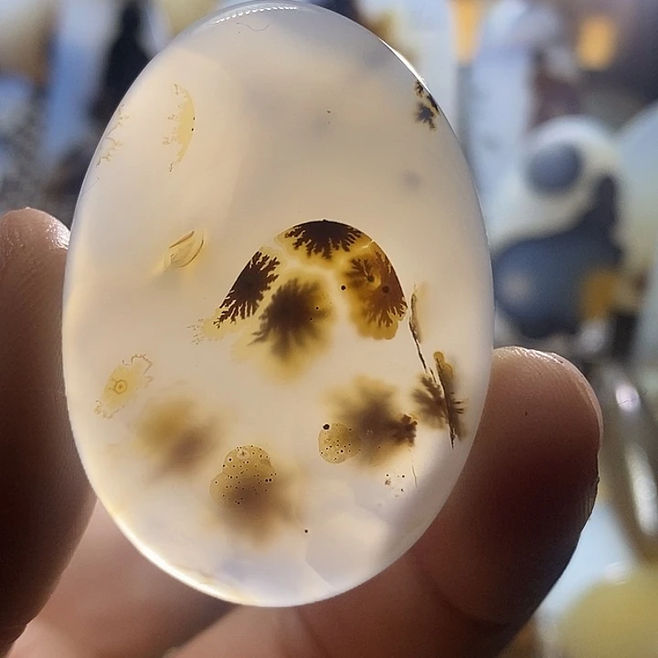 未镶嵌颈饰玛瑙/玉髓狼**抱