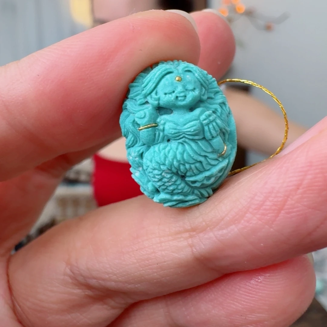 未镶嵌绿松石珠宝奇石