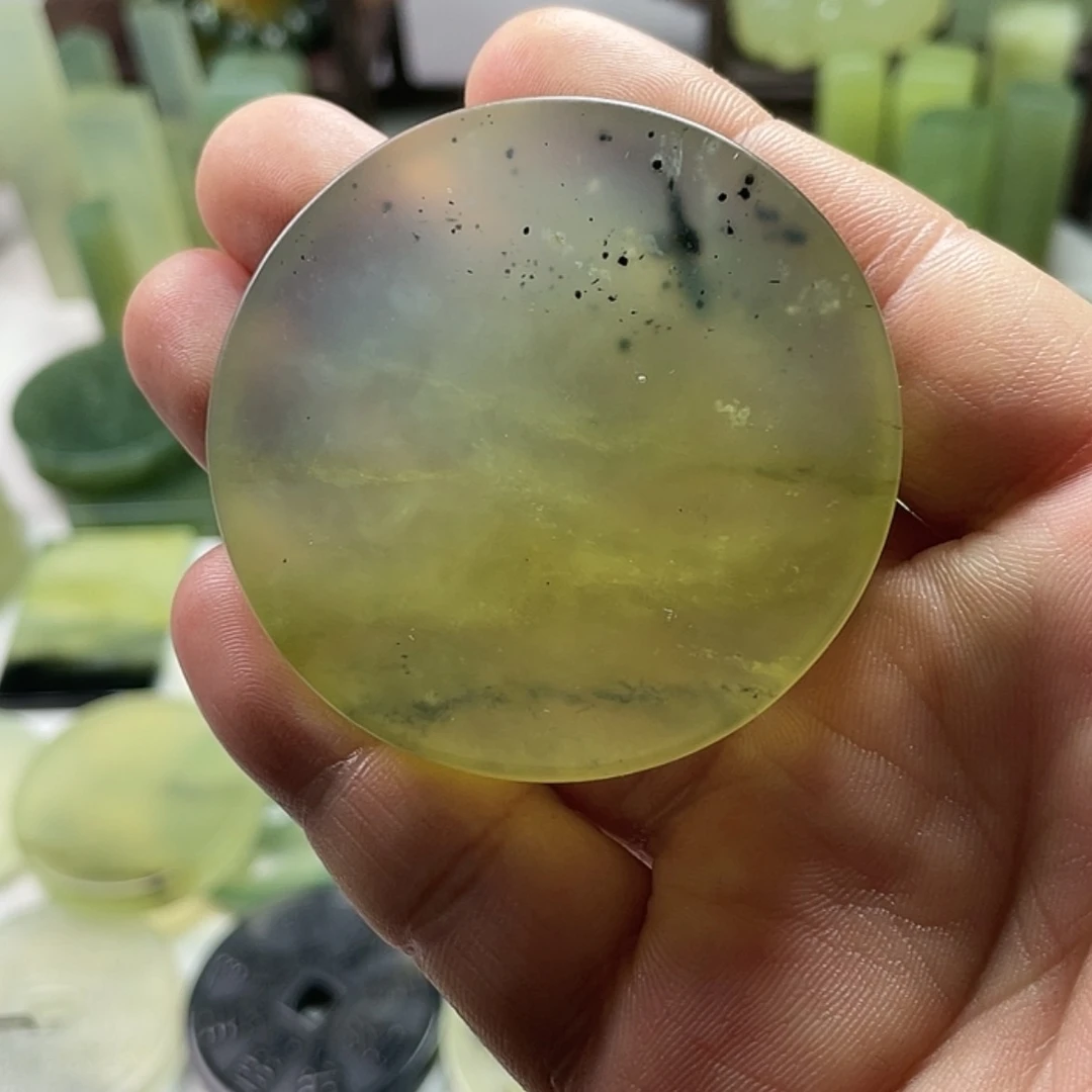 【闪购商品】岫玉挂件未镶嵌如***子