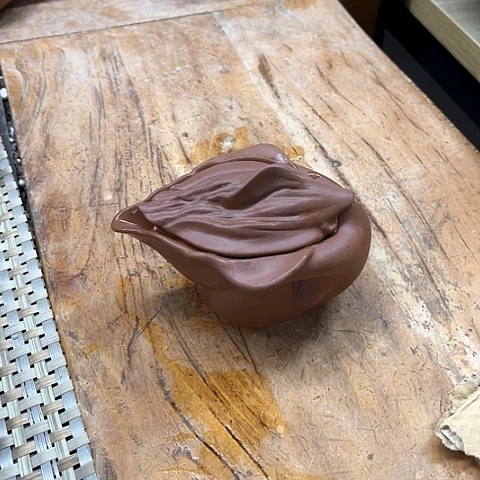 微瑕，不能明火，泡茶壶贝壳150毫升