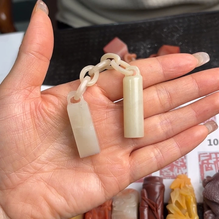 随***！印石寿山石现场纯手工制作工艺精美