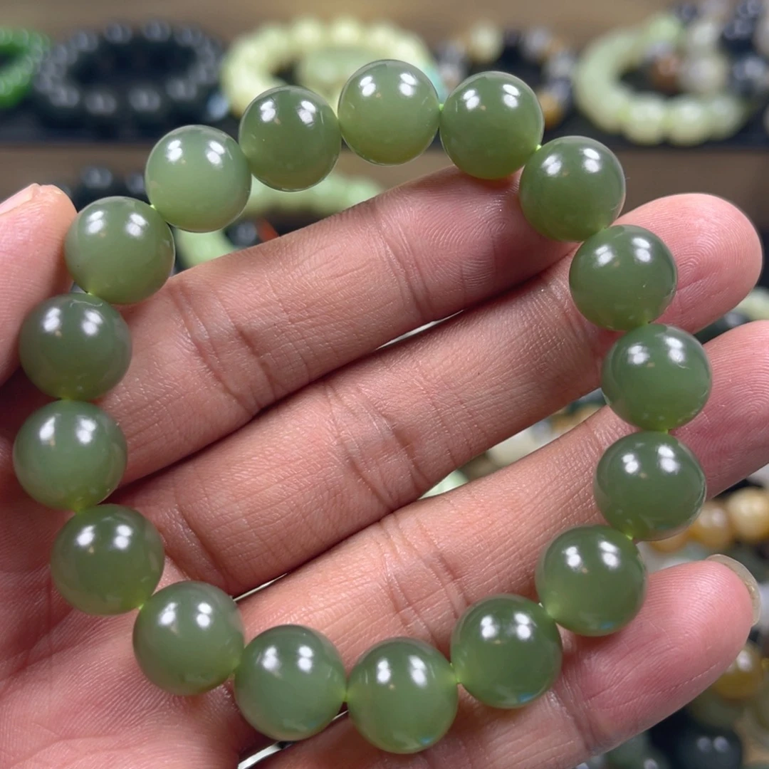 和田玉手串未镶嵌