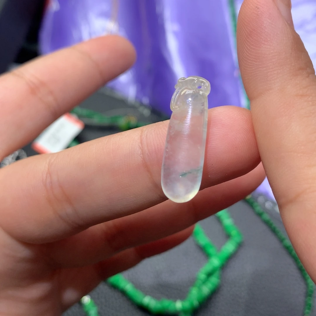 翡翠未镶嵌耳饰翡翠