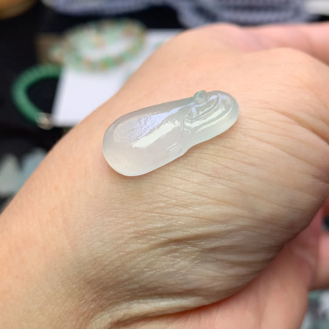 未镶嵌定制翡翠钱袋子