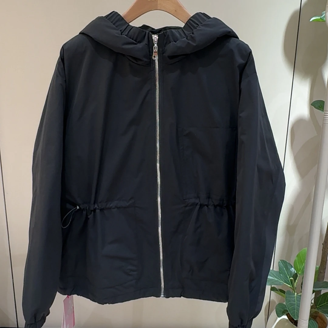 胖人坊休闲连帽棉服4766衣长66