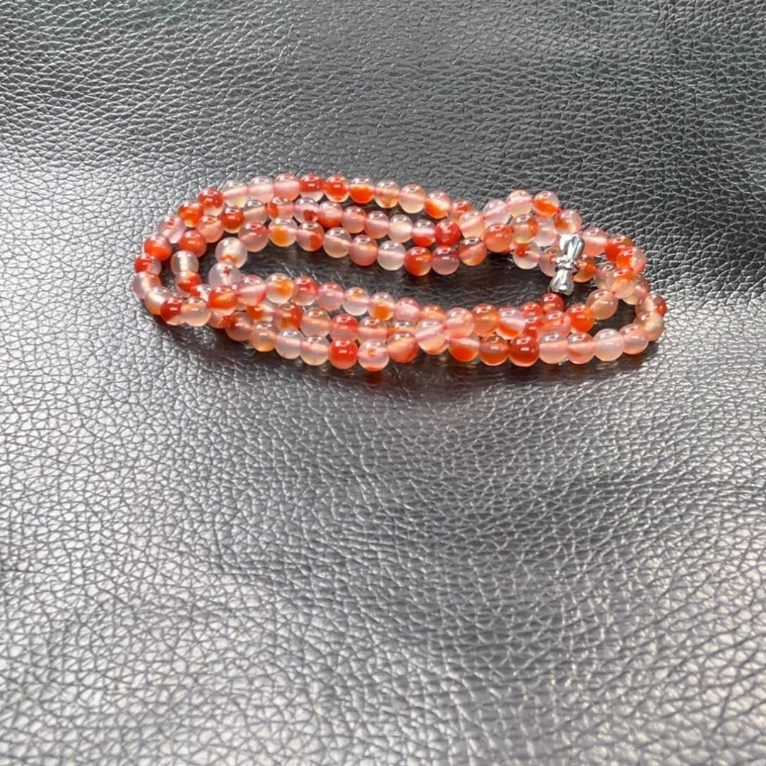 南红玛瑙合金手串5+