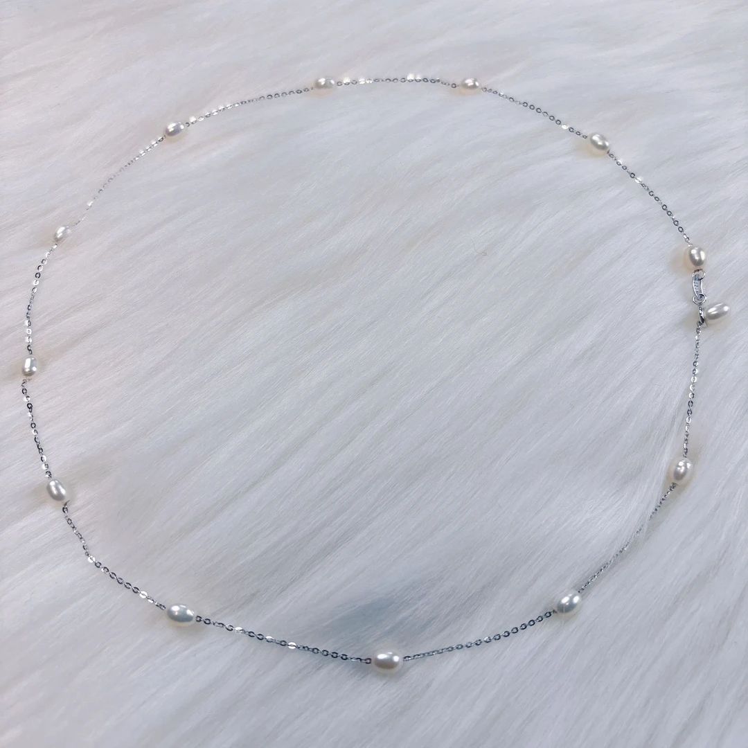 【珍辉珠宝】满天星 s925银 淡水珍珠 4-5mm